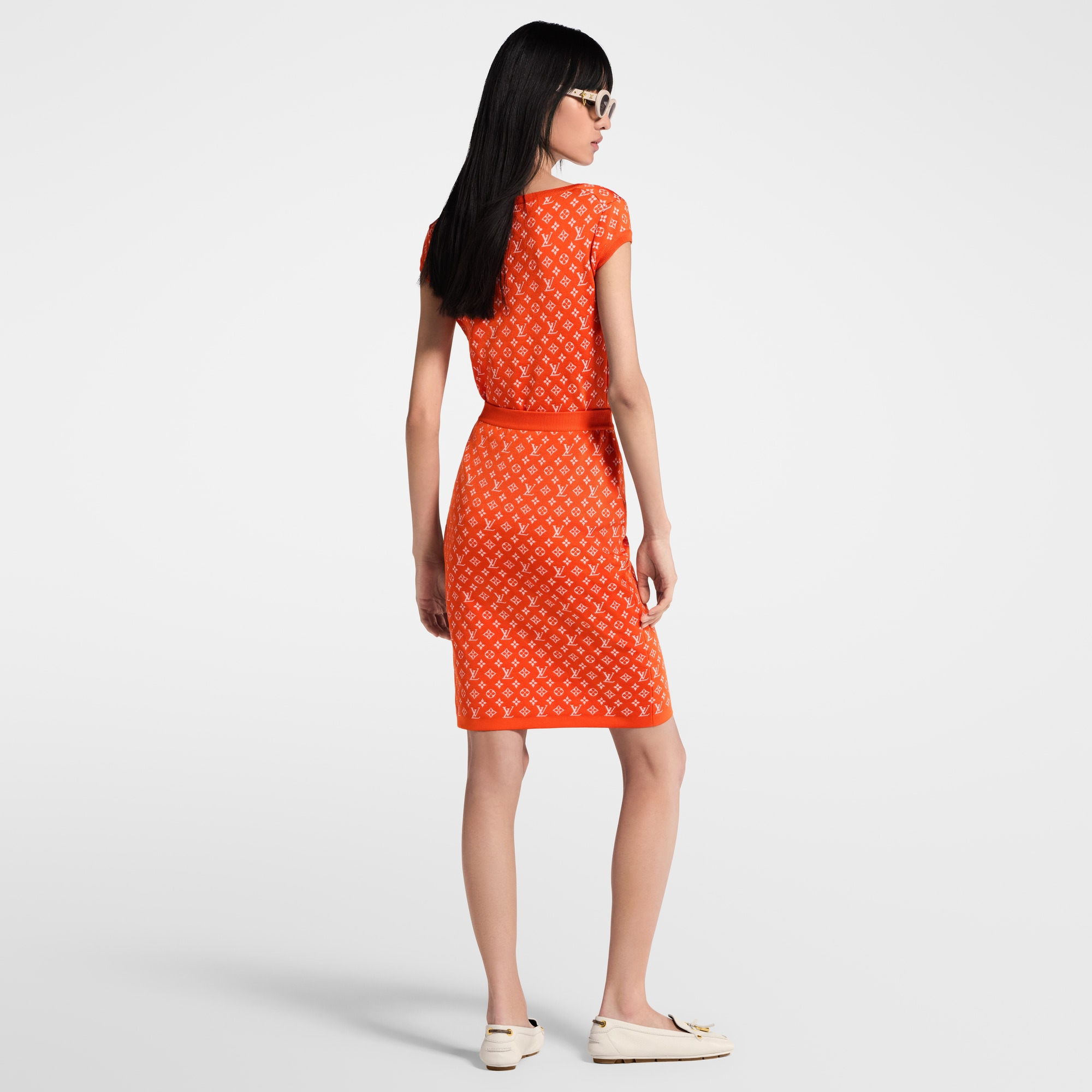 Monogram Jacquard Knit Skirt - 5