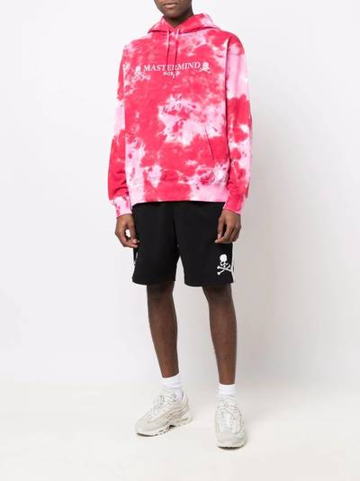 MASTERMIND WORLD logo tie dye hoodie outlook