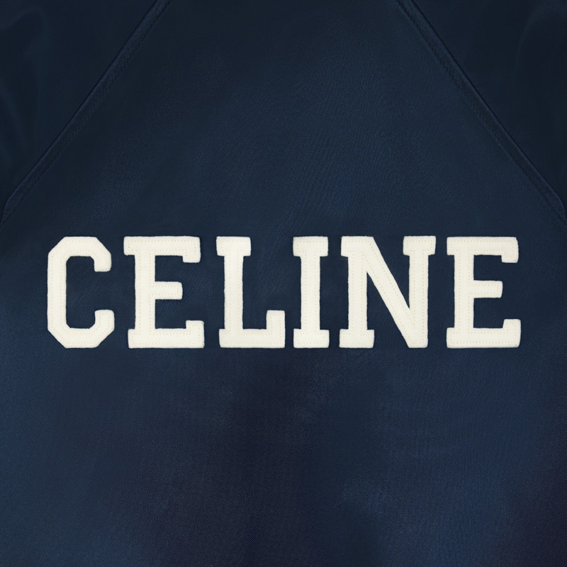 celine teddy jacket in satin nylon 4