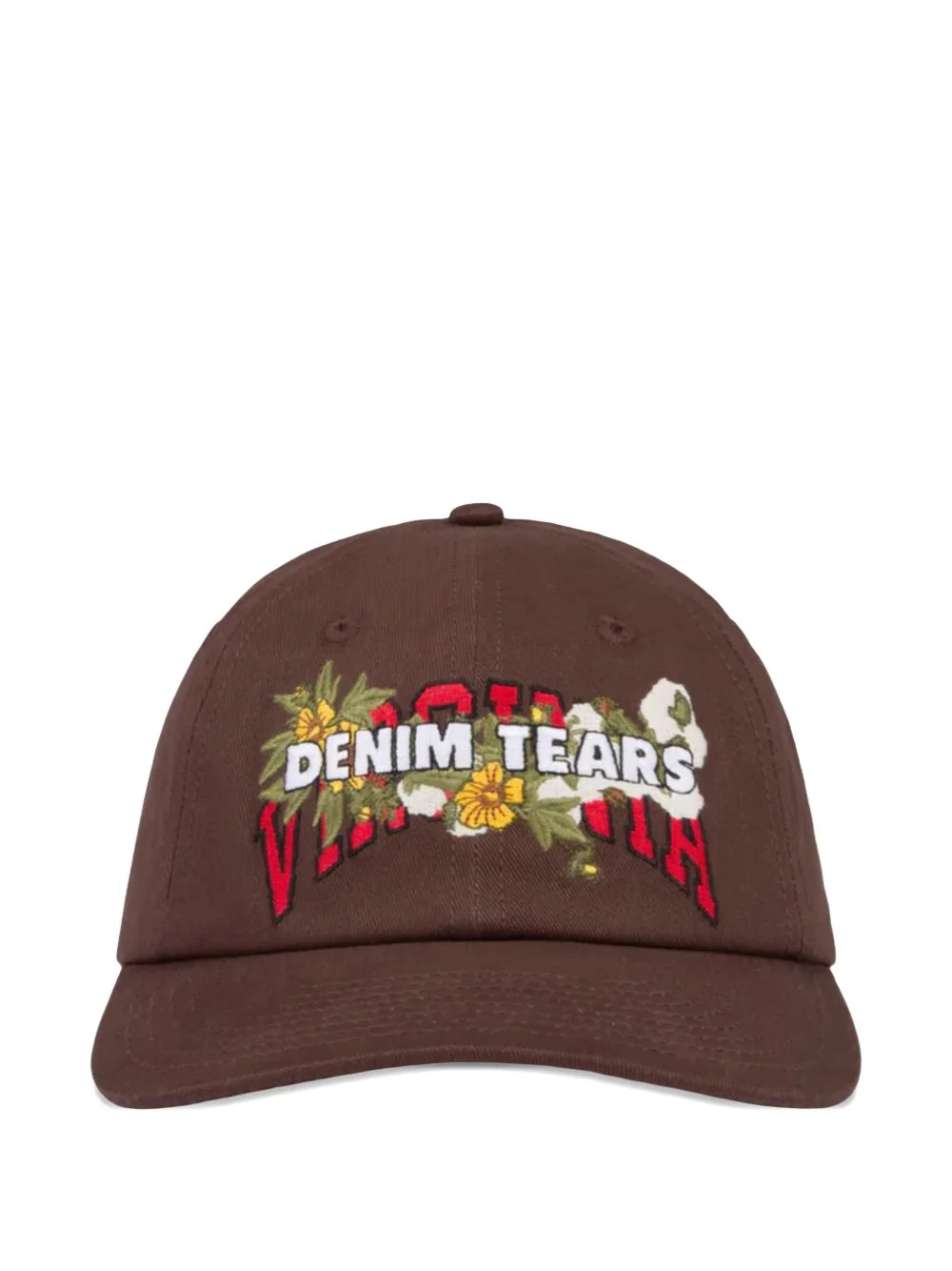 Virginia embroidered-logo adjustable cap - 1