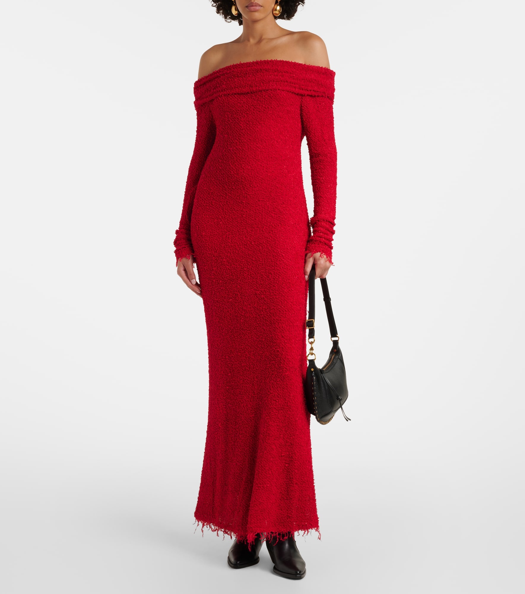 Ormany jersey bouclé maxi dress - 2