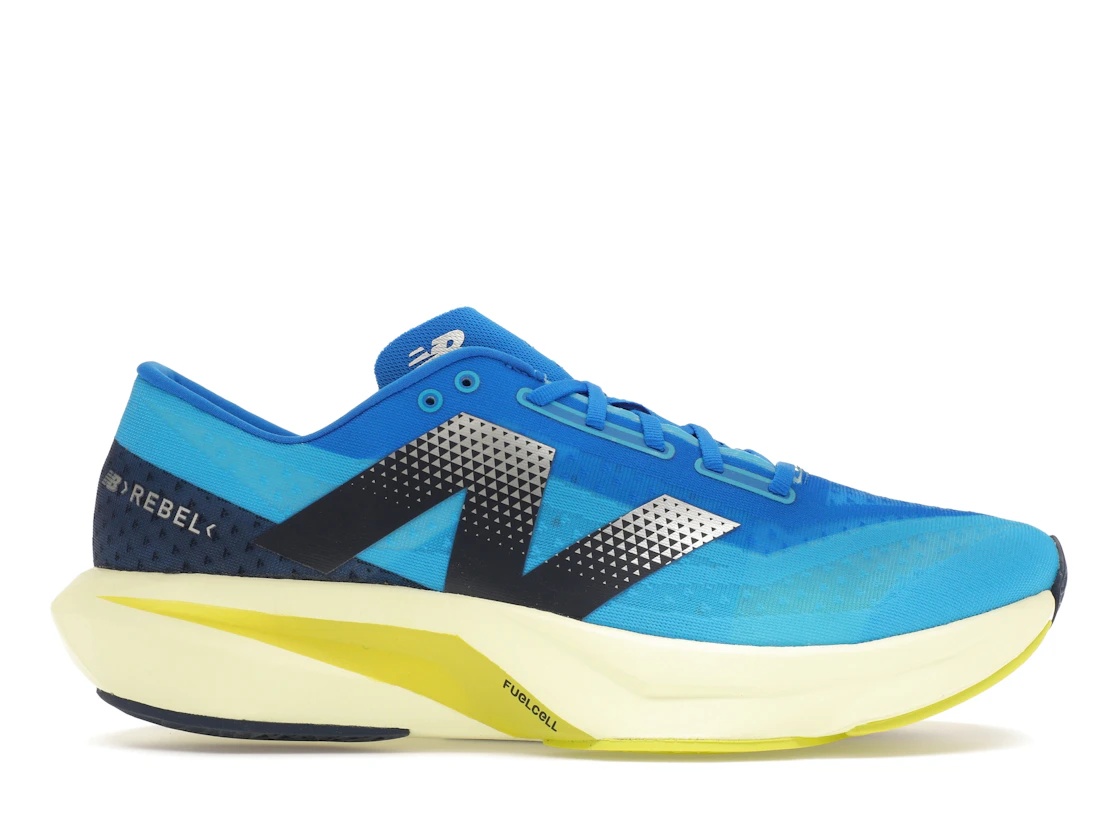 New Balance FuelCell Rebel v4 Spice Blue Limelight - 1