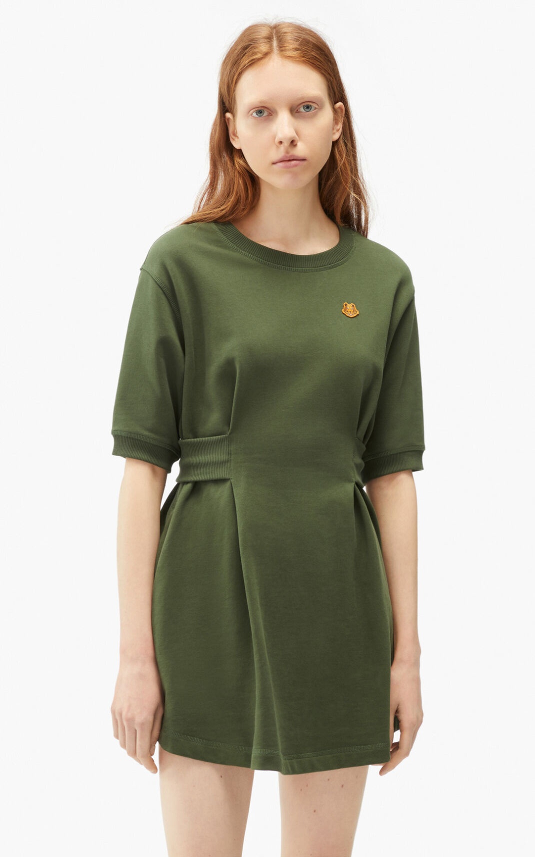Tiger Crest fitted sweatshirt dress - 2