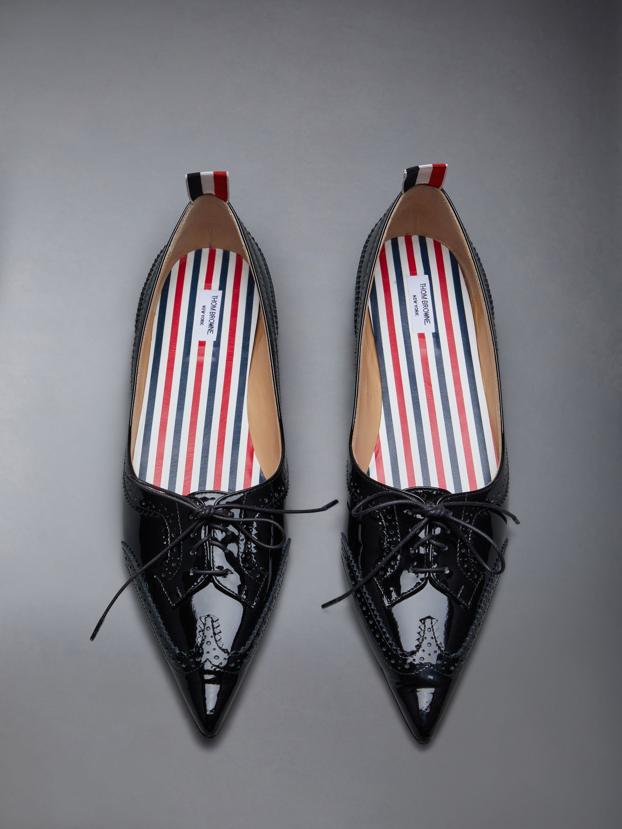 pointed-toe leather loafers - 5