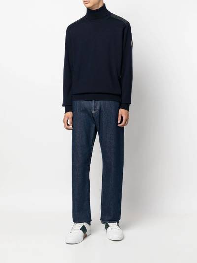 Belstaff logo-patch roll-neck jumper outlook