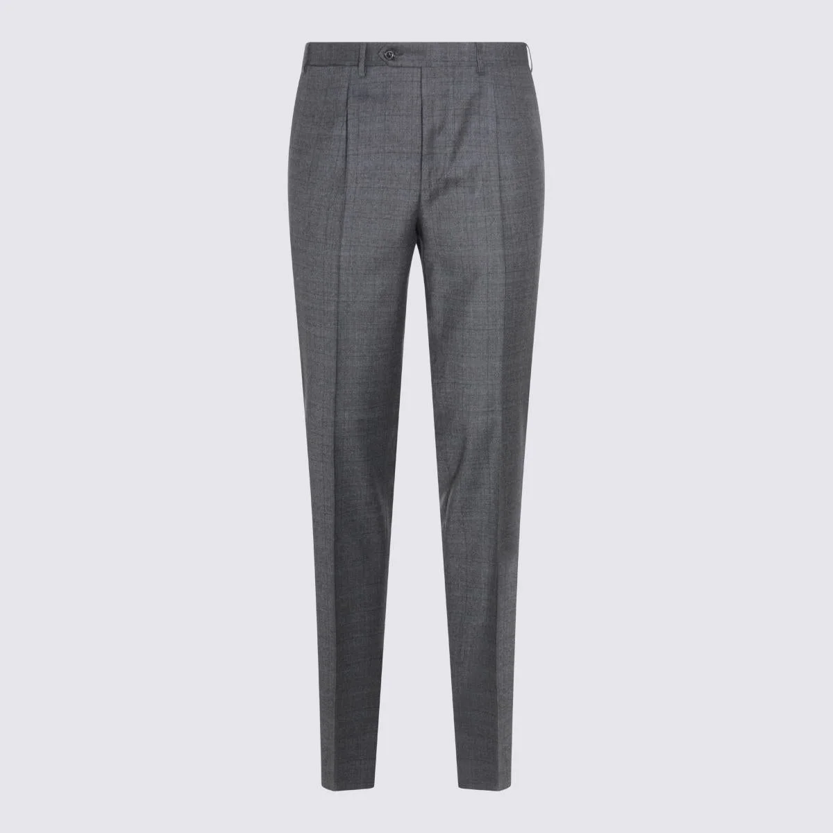 Canali Grey Wool Pants - 1