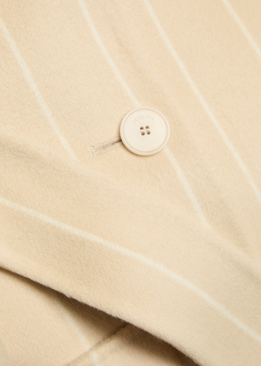 Joseph Scheffer Striped Wool and Silk-blend Coat - 5