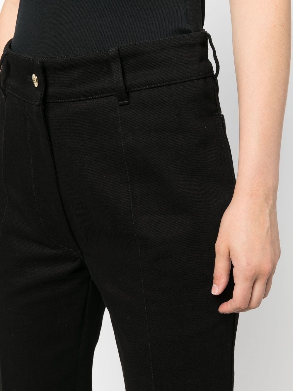 tailored-cut flared trousers - 5