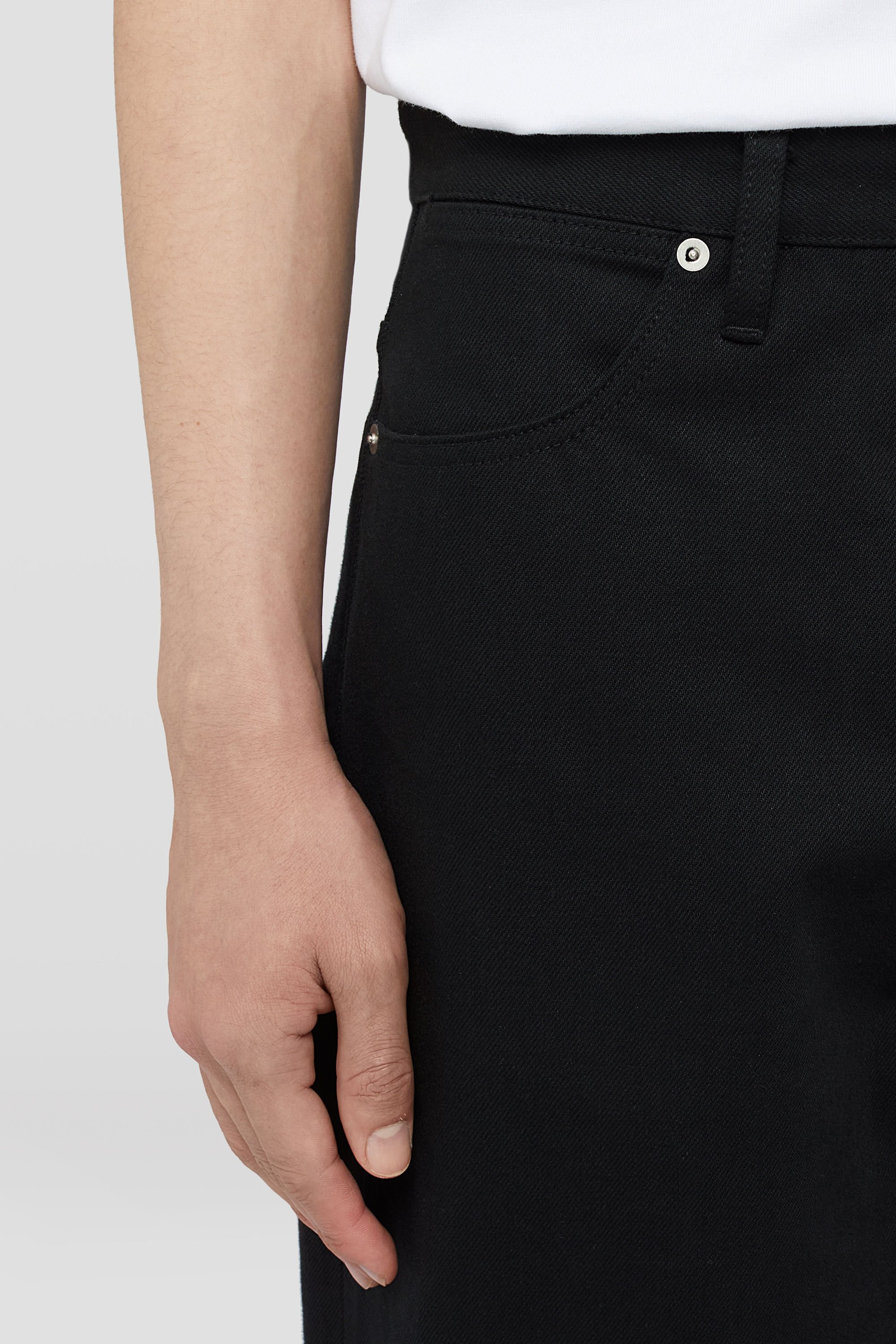 Loose Denim Trousers - 5