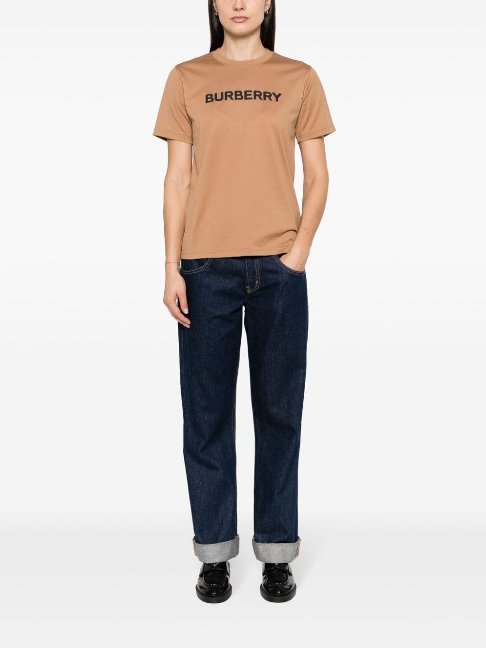 logo-print cotton T-shirt - 2
