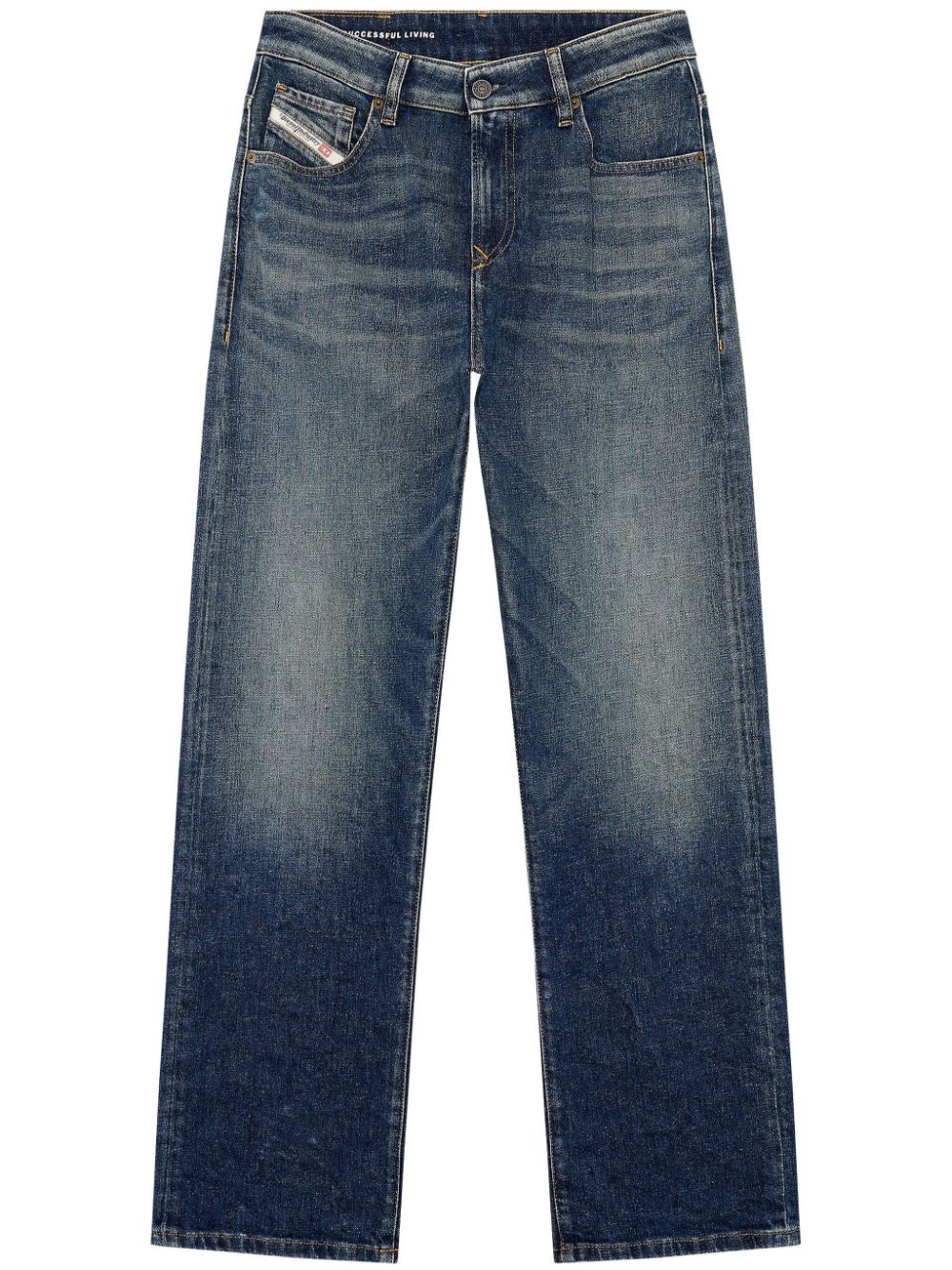 D-Reggy 1999 mid-rise straight-leg jeans - 1