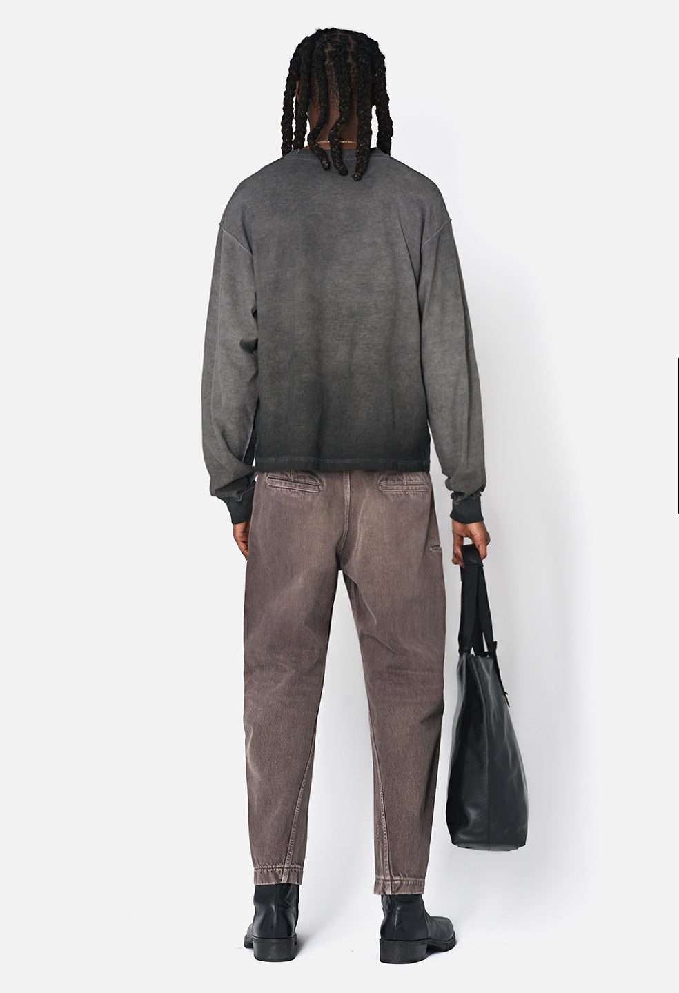 REVERSED CROPPED LS TEE - 4