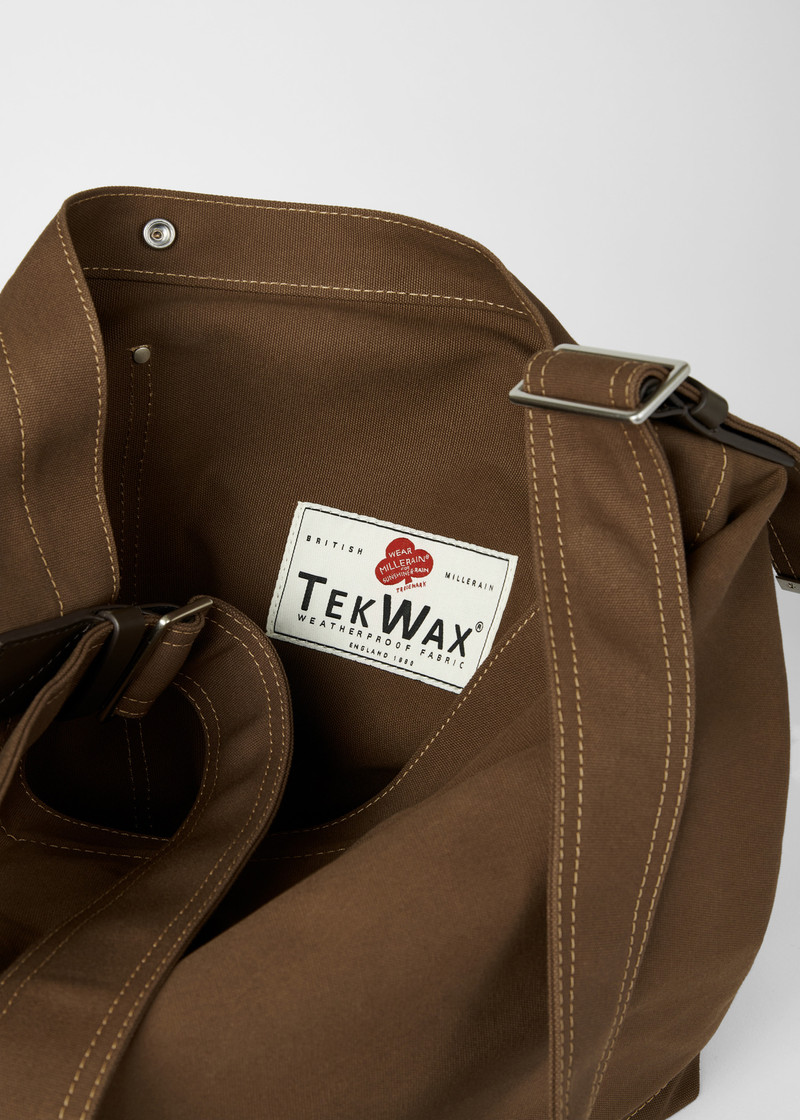 Organic-Cotton Blend Khaki Tote Bag 5