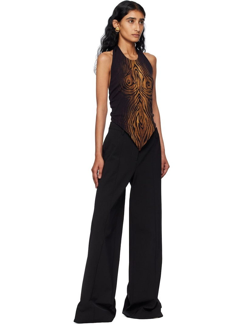 Jean Paul Gaultier Black 'The Stirrup' Trousers outlook