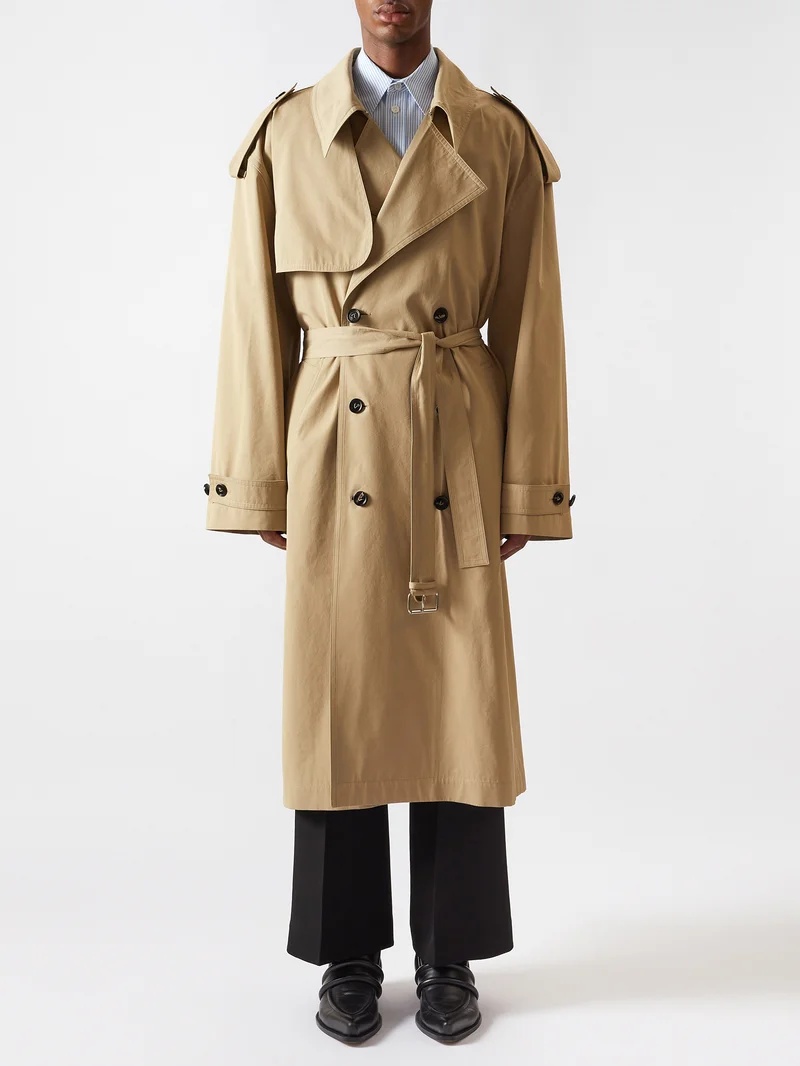 Bottega Veneta Double-breasted trench coat | matchesfashion