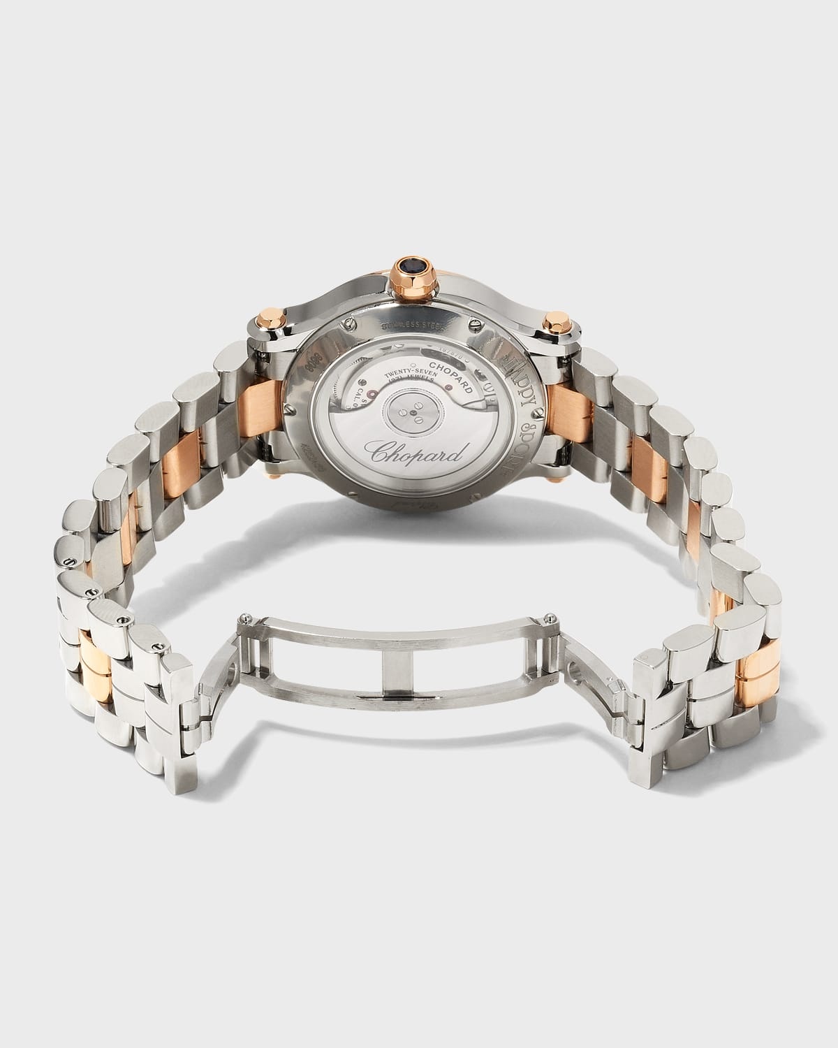 Happy Sport 33mm 18K Rose Gold Two-Tone Watch - 4