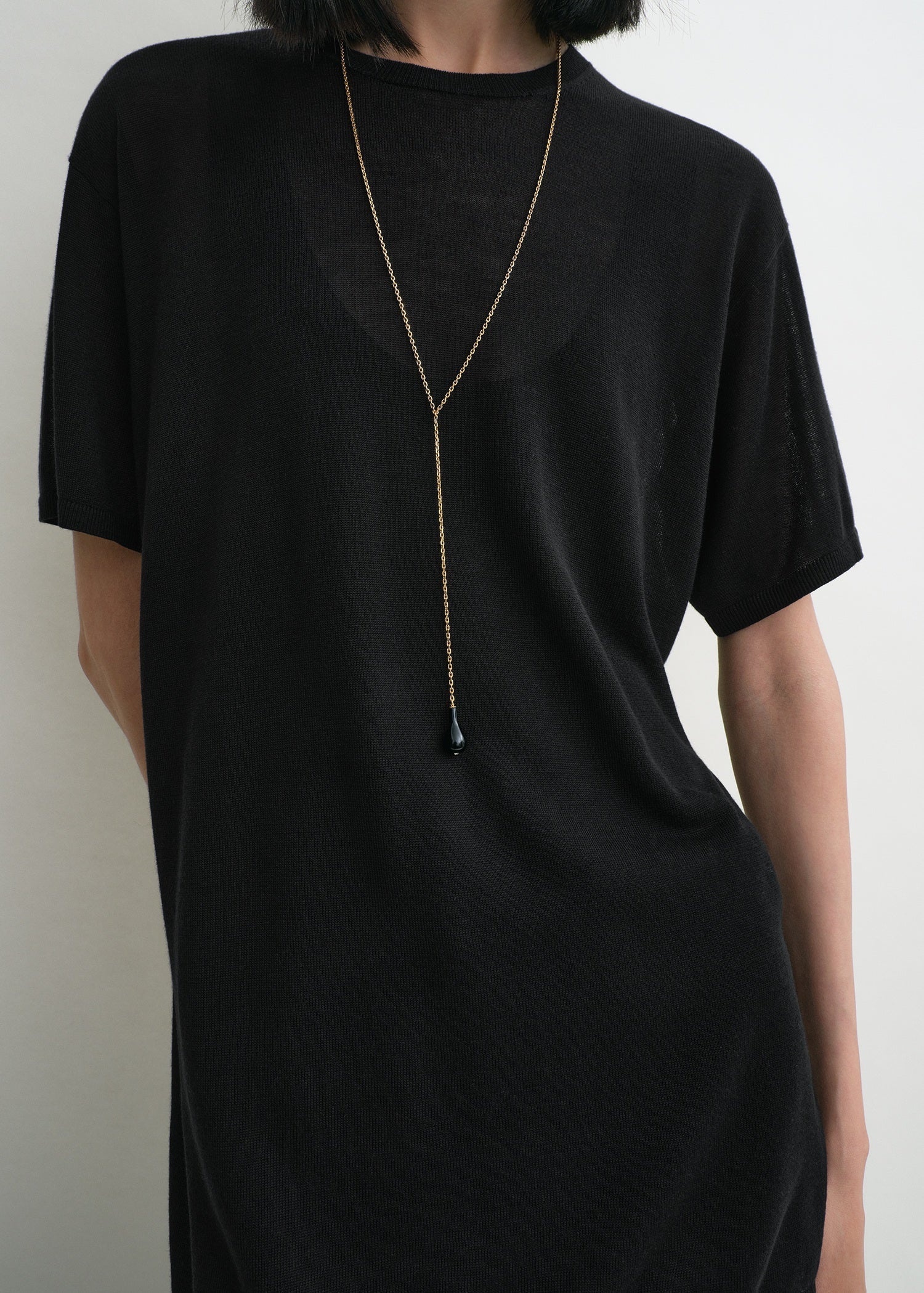 Tee knit black - 5