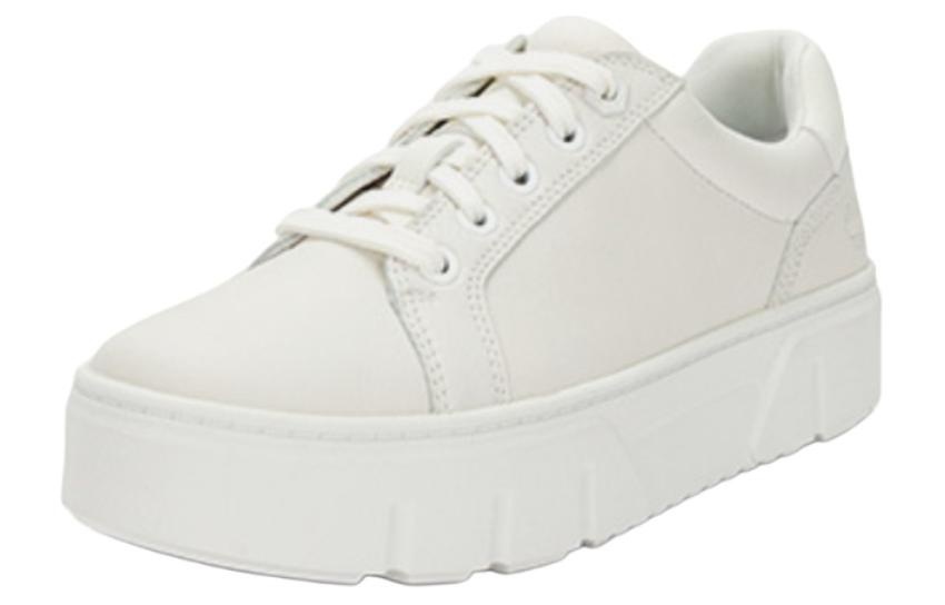 (WMNS) Timberland Low Lace Up Sneakers 'White Full Grain' A61FGW - 3