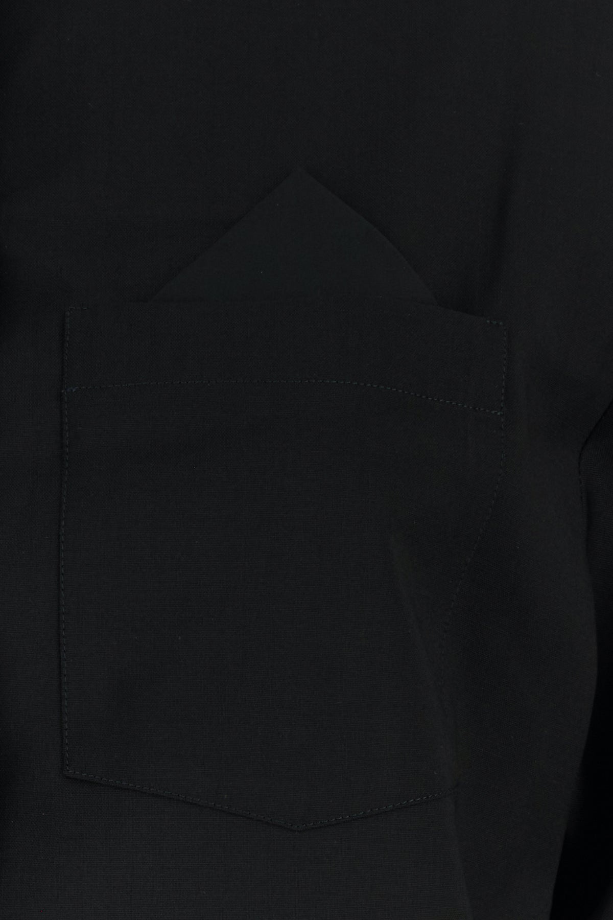 Black wool Mappa shirt - 3