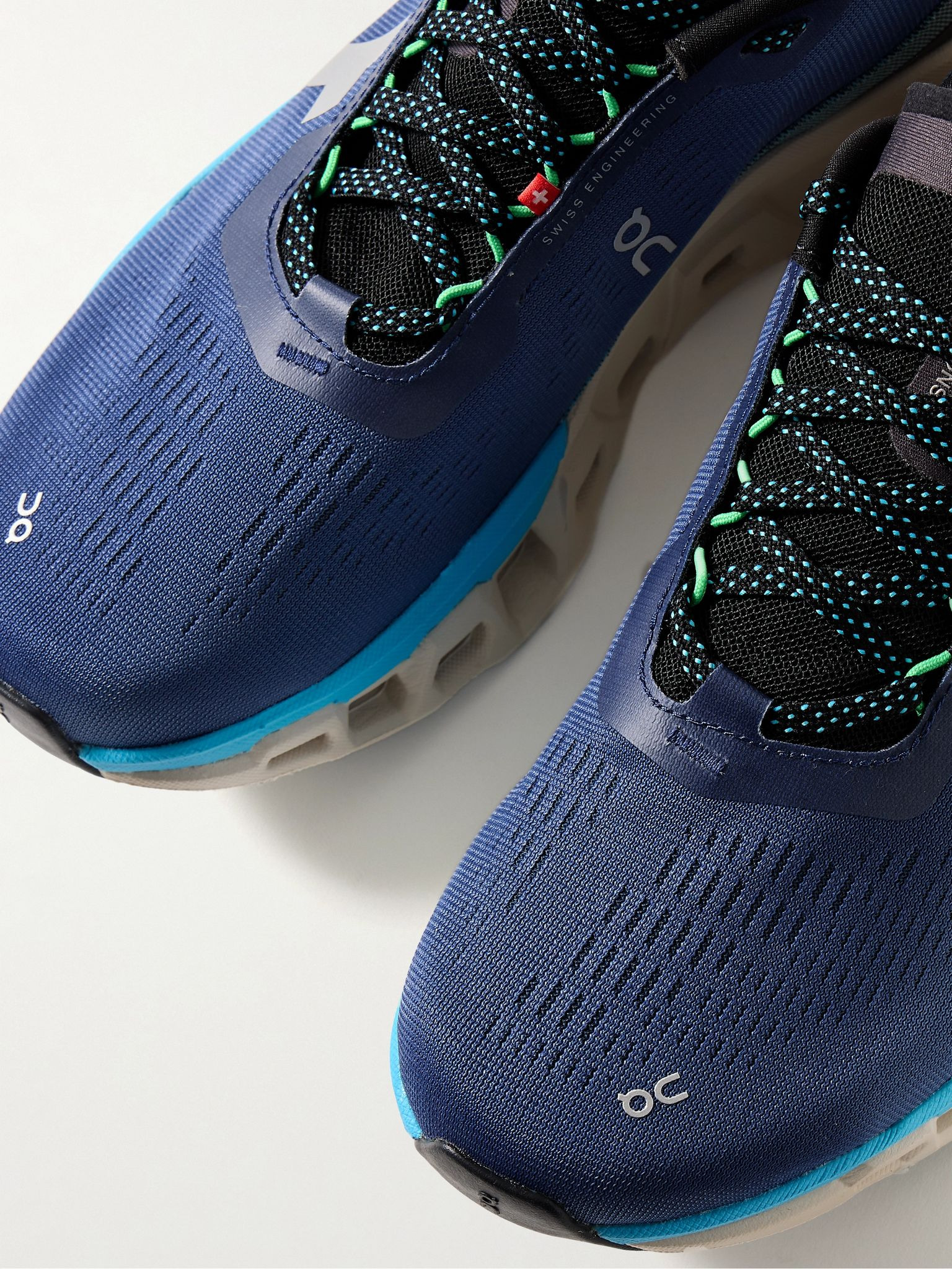 Cloudmonster 2 Rubber-Trimmed Mesh Running Sneakers Blue - 5
