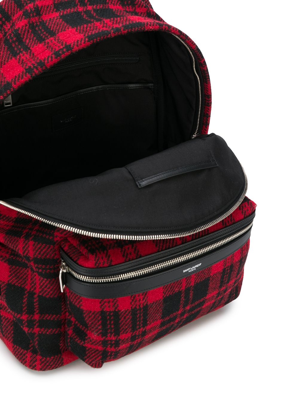 tartan check City backpack - 5