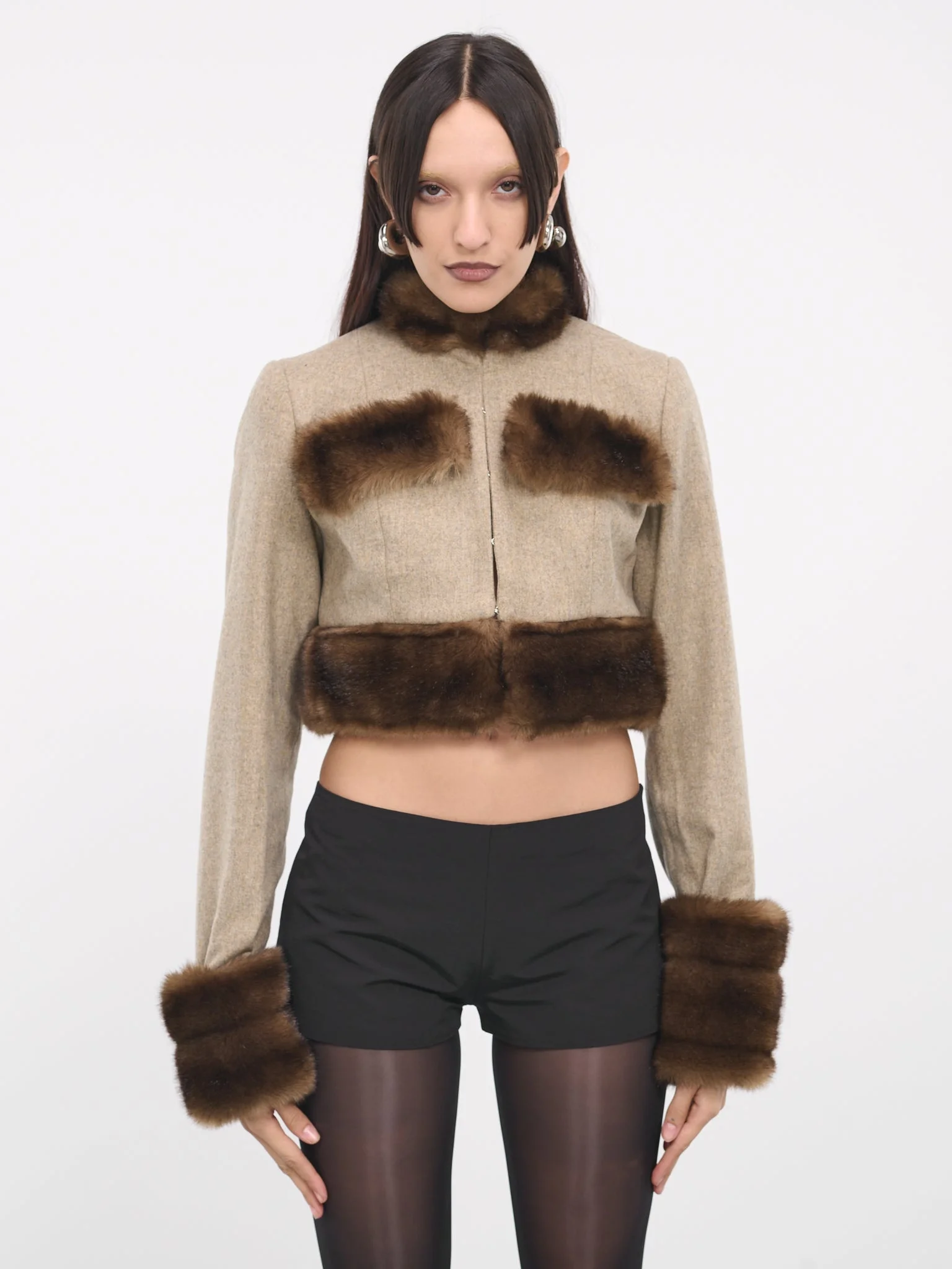 Faux Fur Jacket - 1