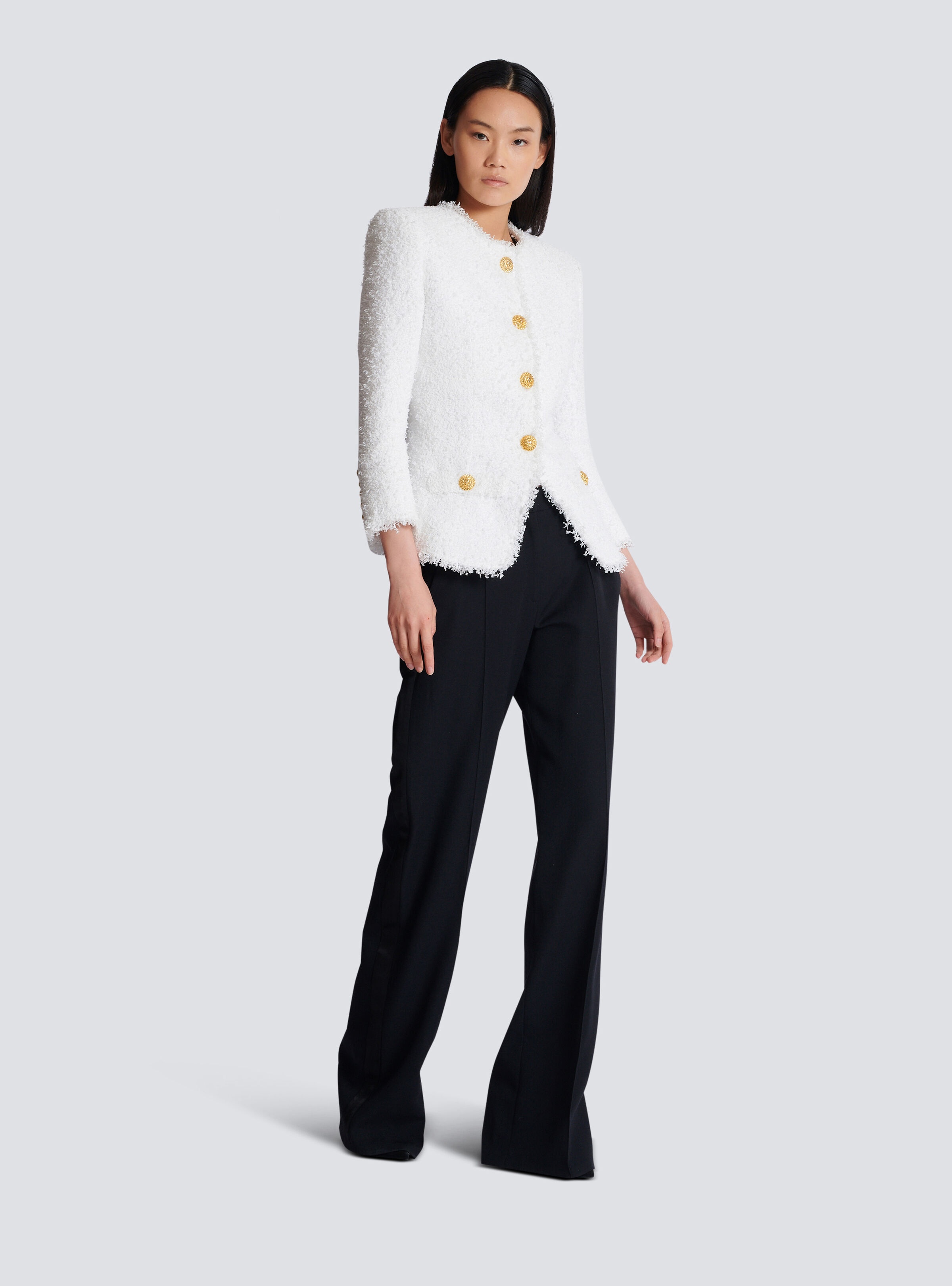 Fitted tweed jacket - 3