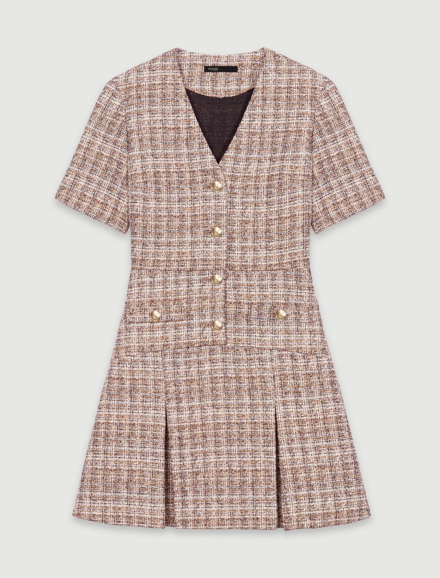 Short tweed dress - 1