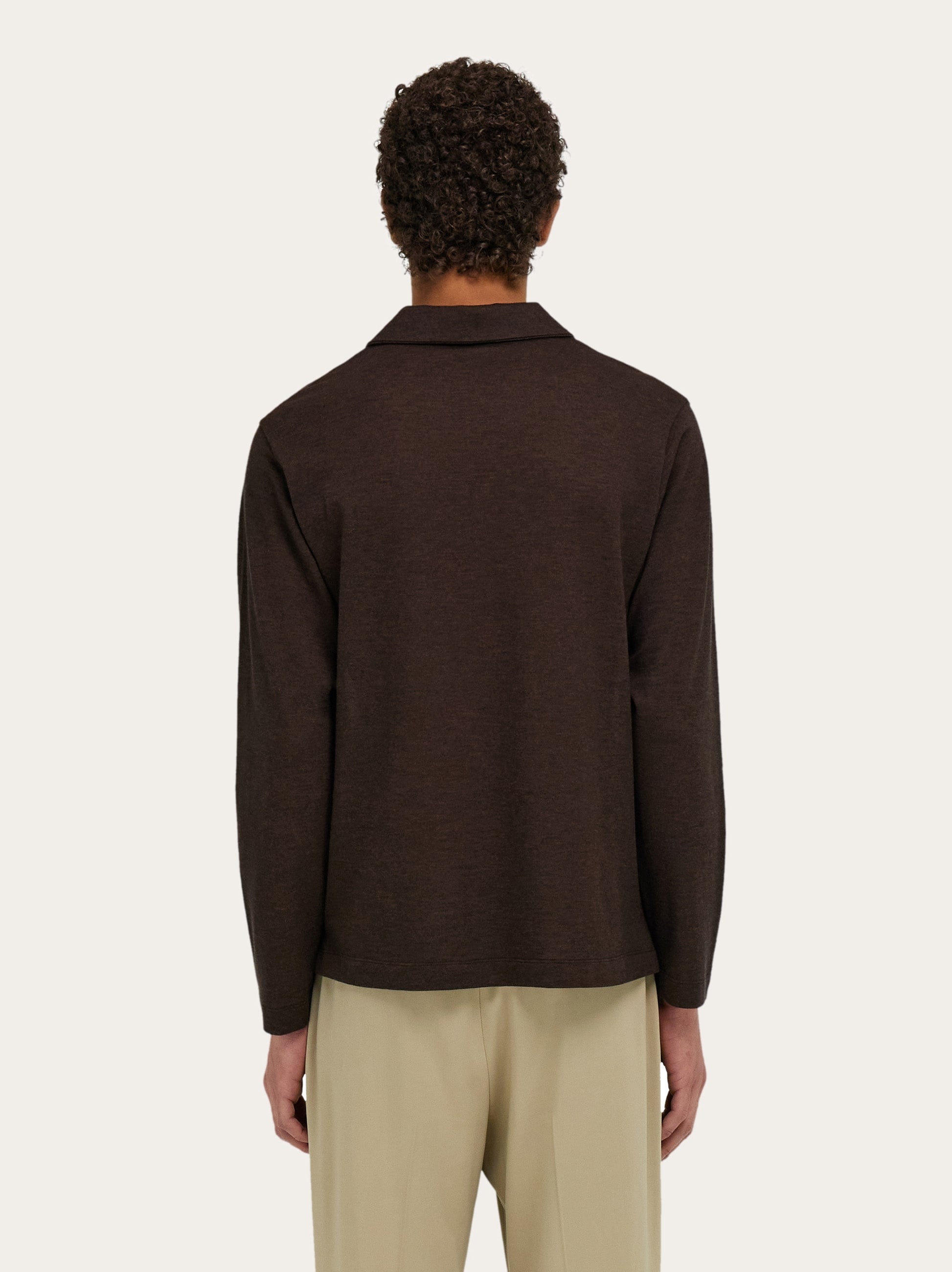 Long sleeve polo shirt - 3