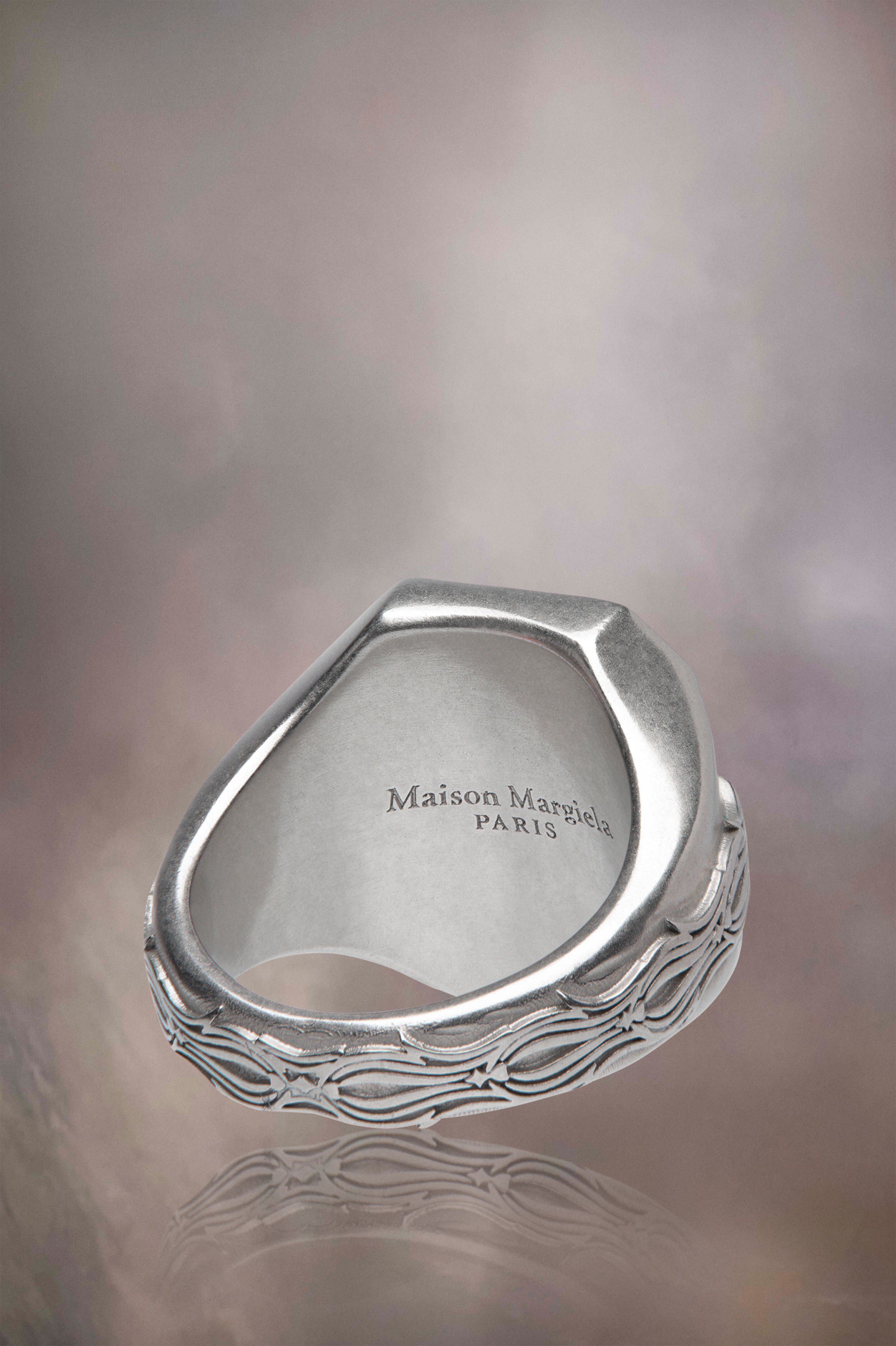 Enamel signet ring - 3