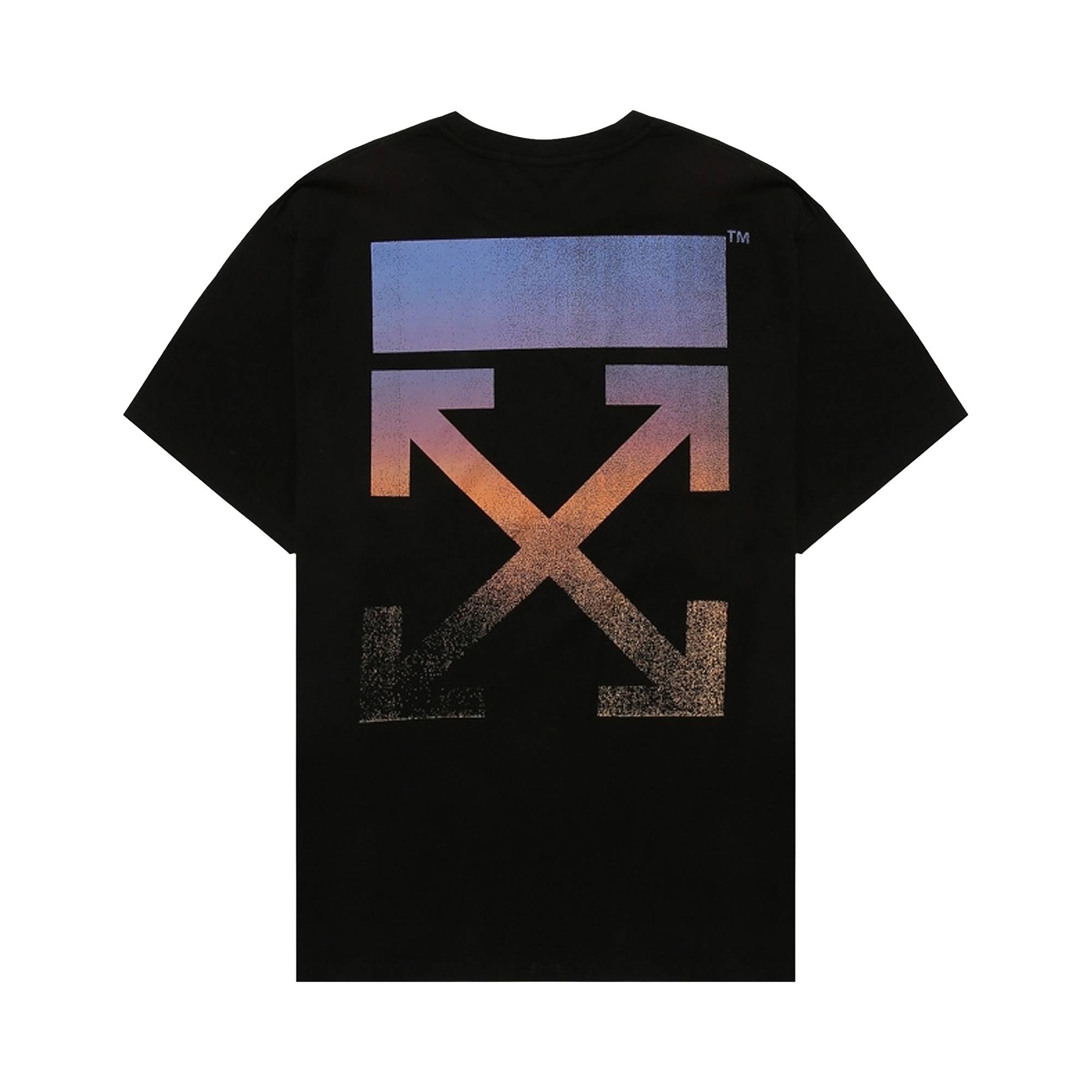 Off-White Degrade Arrow Over Tee 'Black/Multicolor' - 2