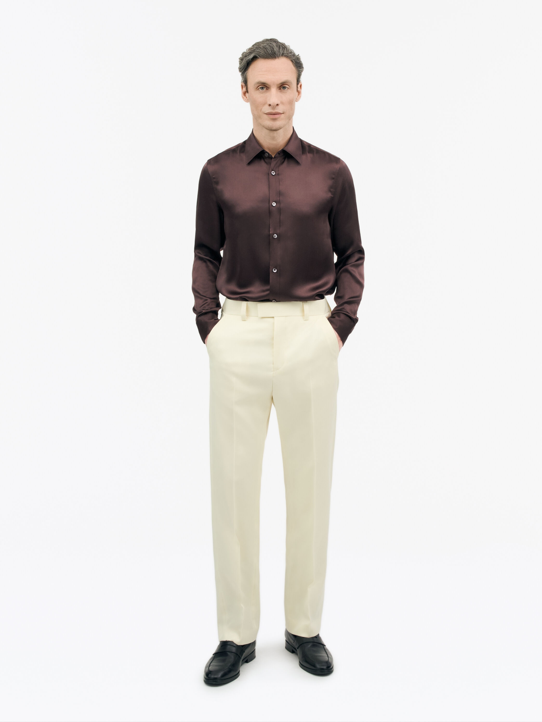 Lowan Regular-Fit Silk Shirt - 2