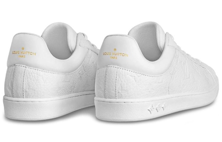 LOUIS VUITTON Luxembourg Monogram Sneakers 'White' 1A8QEN - 4