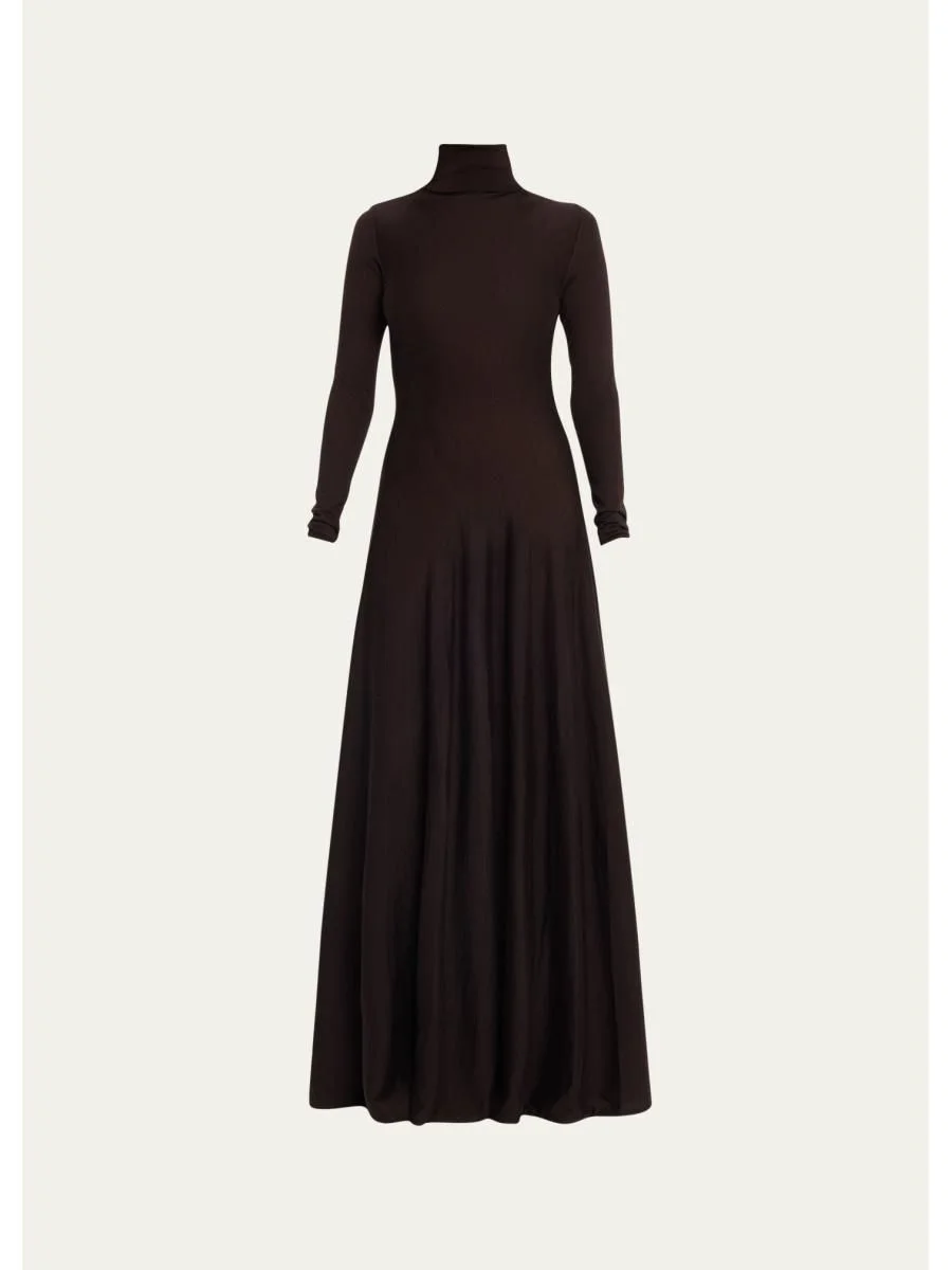 Naomi Cashmere Knit Turtleneck Dress - 1