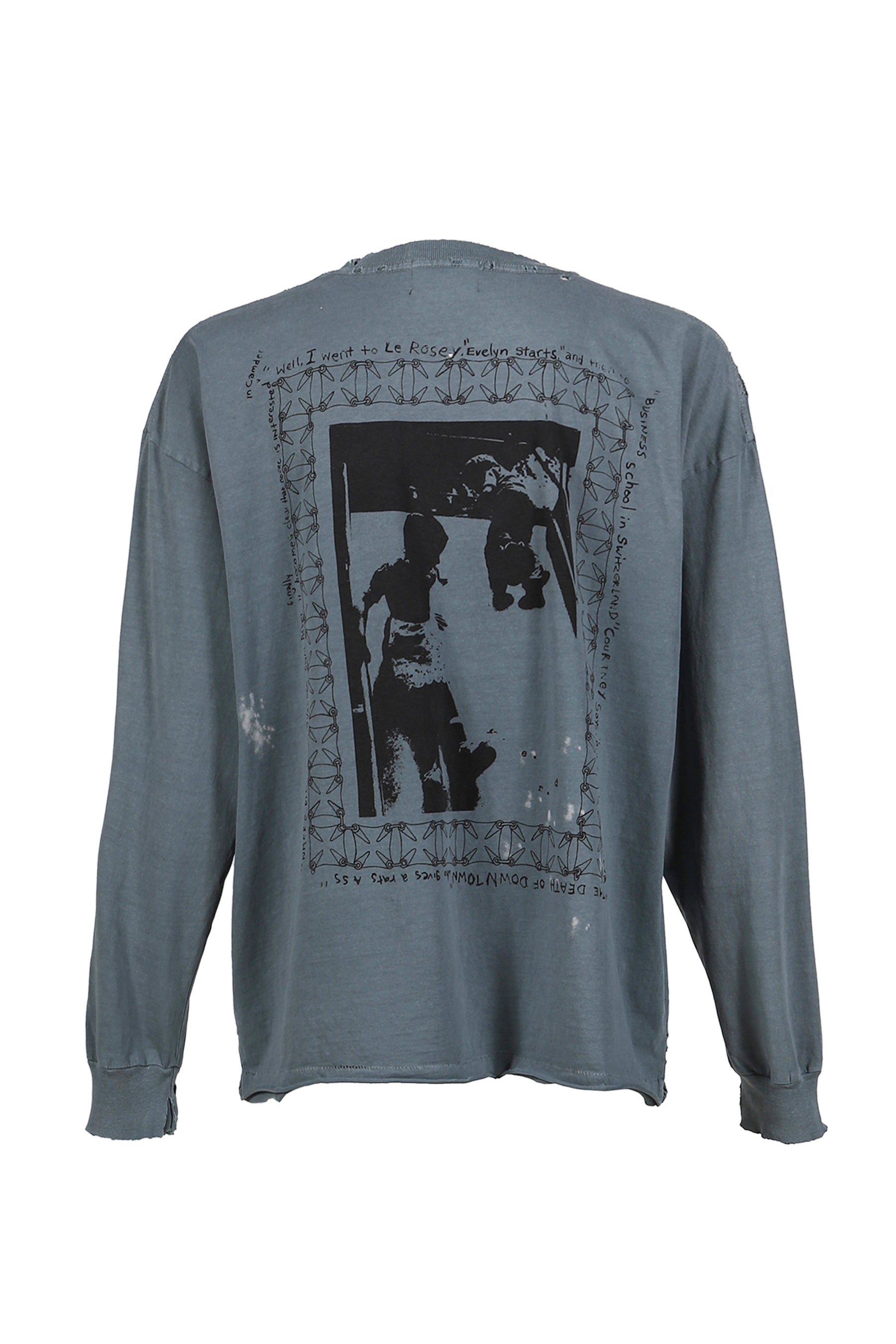 BOY IN CHAINS LS T-SHIRT / FADED BLU - 6