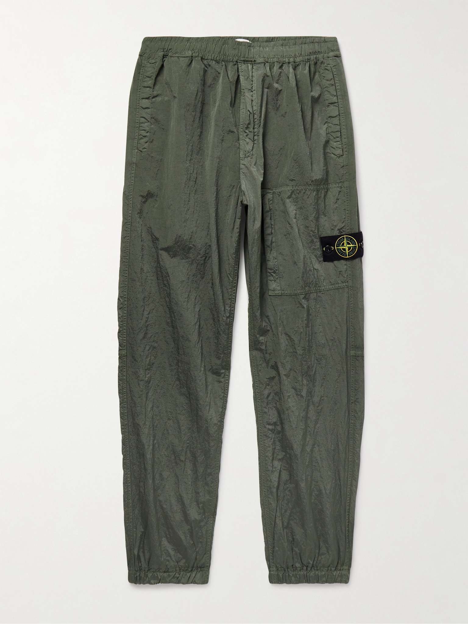 Tapered Logo-Appliquéd Nylon Metal Track Pants - 1