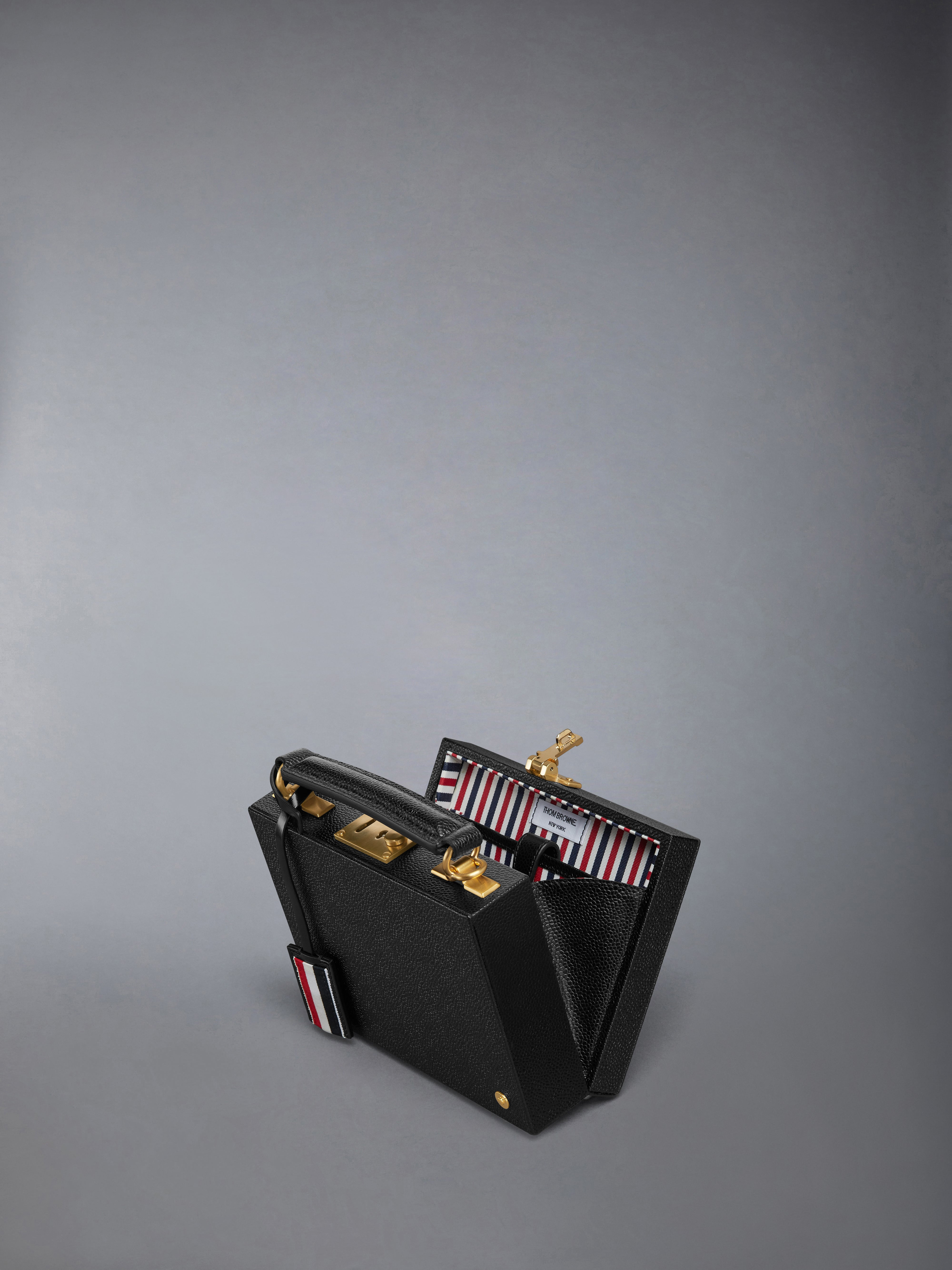 PEBBLE GRAIN MICRO ATTACHE CASE - 5