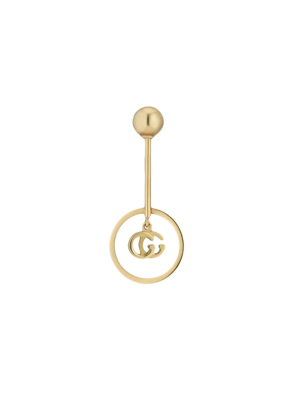 18kt yellow gold Running single earring - 1