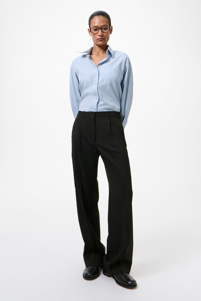 Our Legacy Universe Trouser Black Worsted Wool outlook