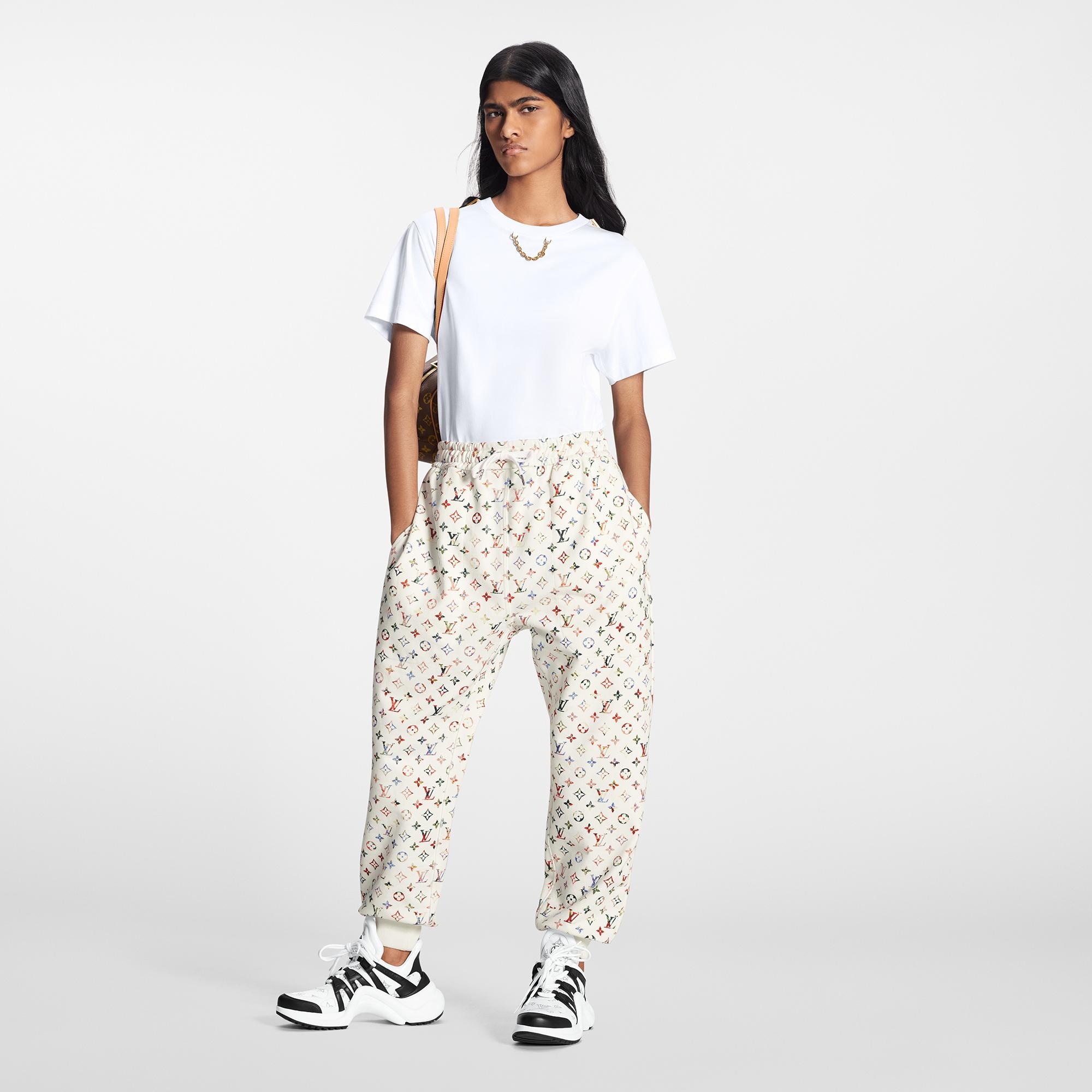 Vintage Flower Monogram Jogging Pants - 2
