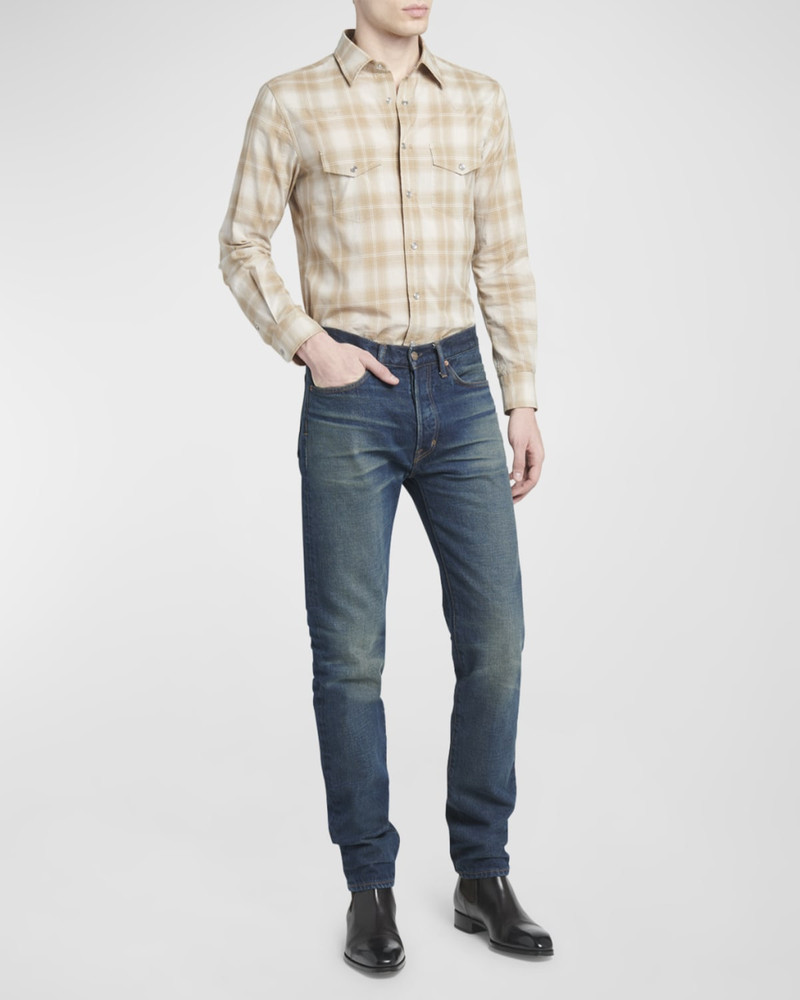 TOM FORD Men's Selvedge Denim Slim-Leg Jeans outlook