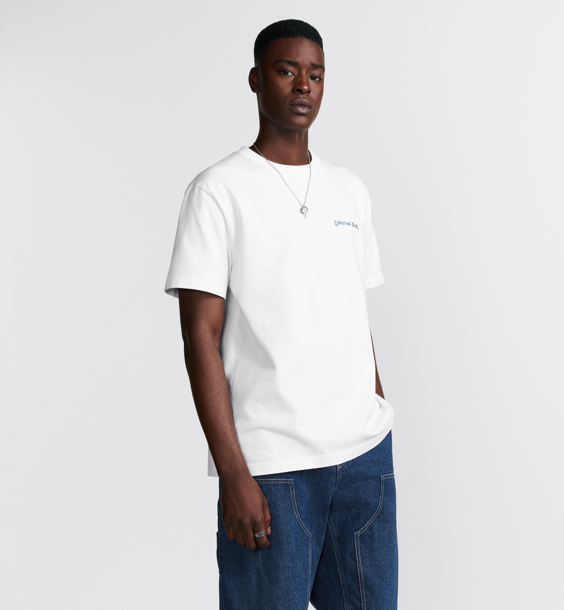Dior Christian Dior Tag T-shirt, Relaxed Fit | dior | REVERSIBLE
