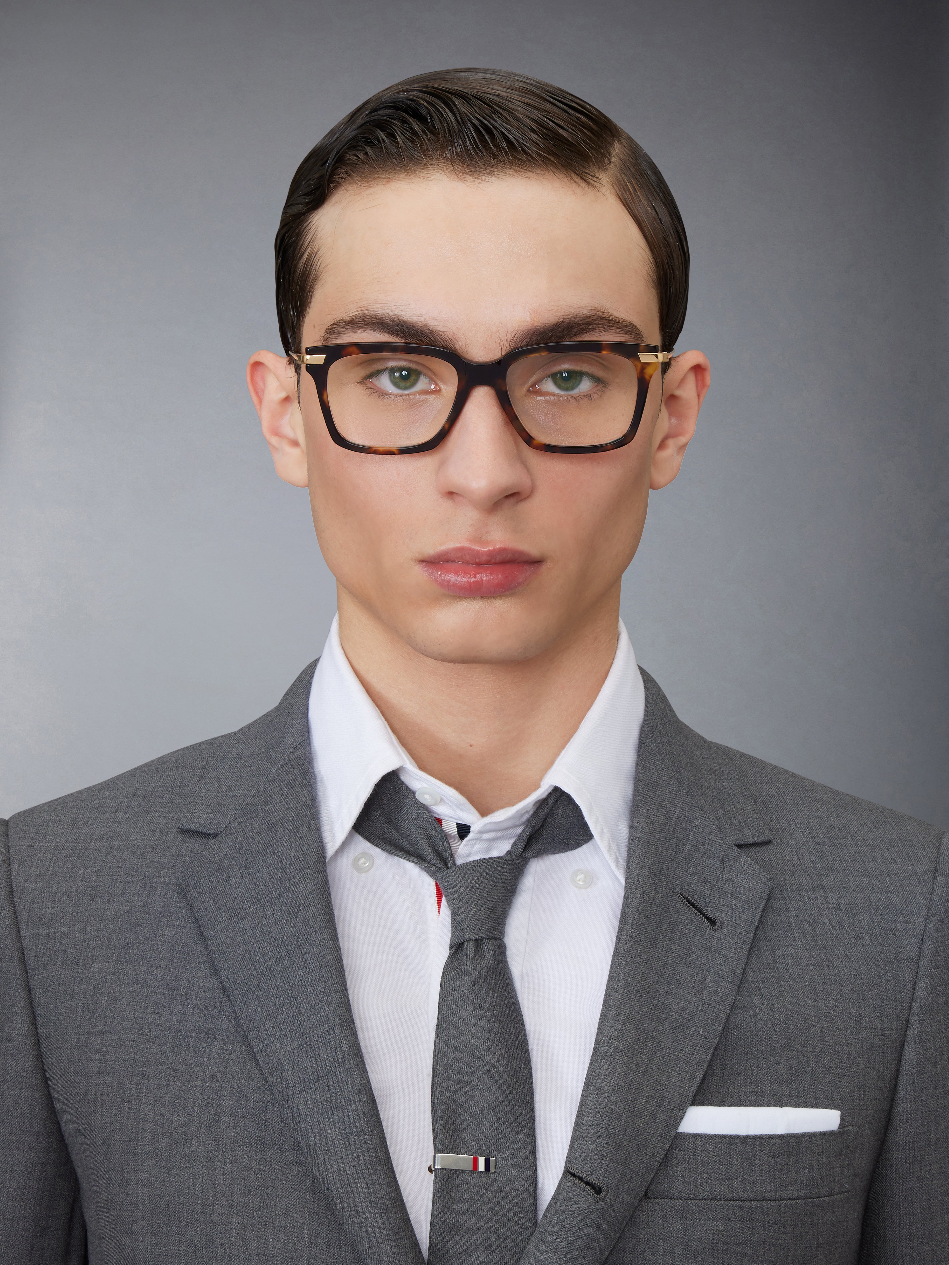 Tortoise Acetate And Titanium Rectangular Eyeglasses - 3