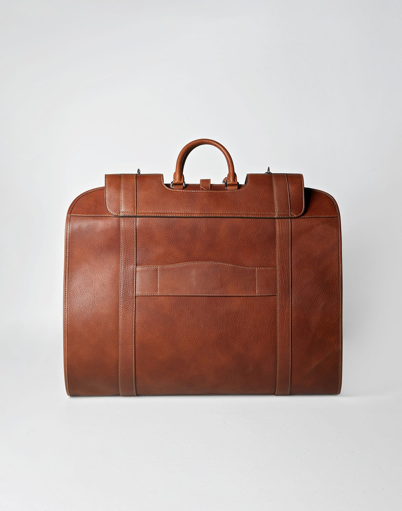Brunello Cucinelli Grained calfskin suit carrier outlook