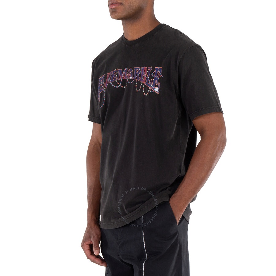 Bluemarble Men's Mardi Gras Logo Print T-Shirt - 4