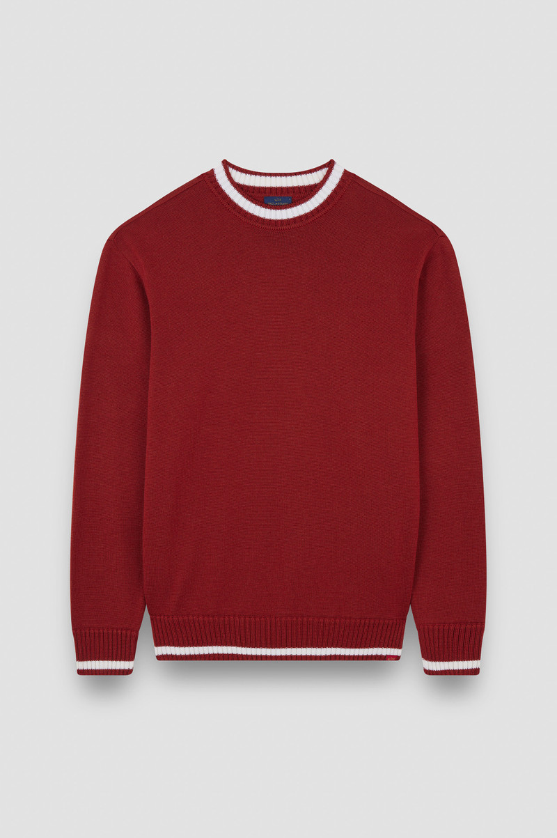SOFT COOL TOUCH WOOL CREWNECK SWEATER 1