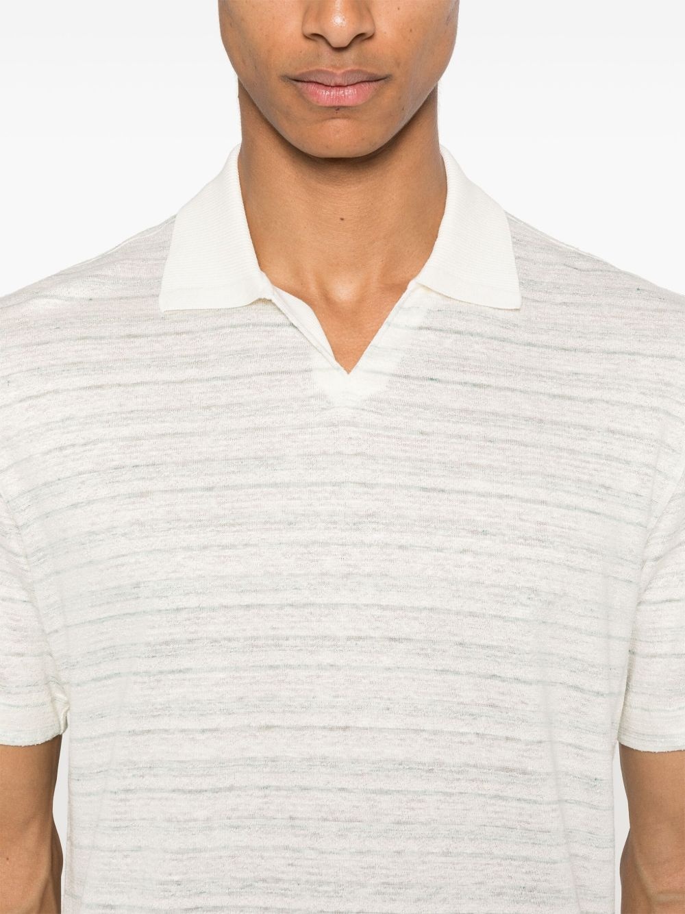 striped short-sleeve T-shirt - 4