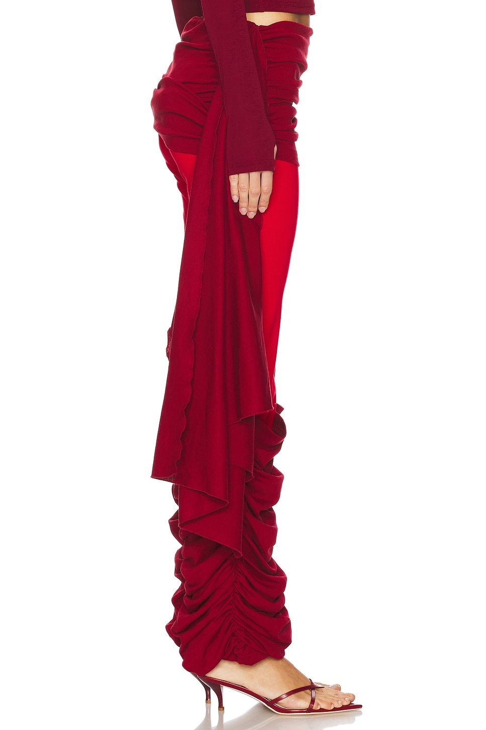 Pants With Leg Warmer - 3