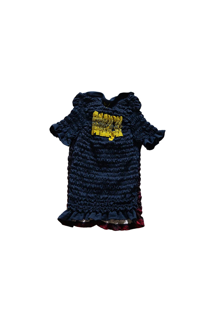 Conner Ives Shirred Football Jersey Multi - 4