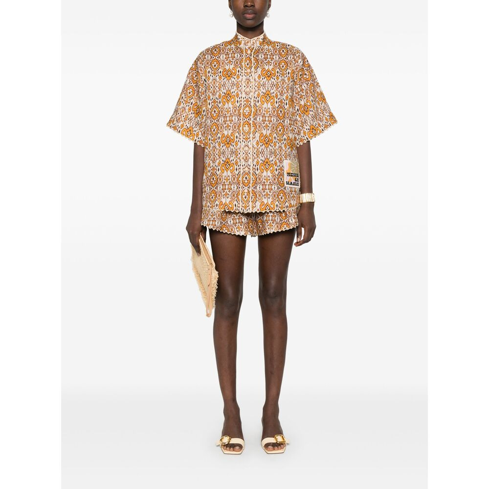Zimmermann Orange Shorts - Short Shorts Women - 5